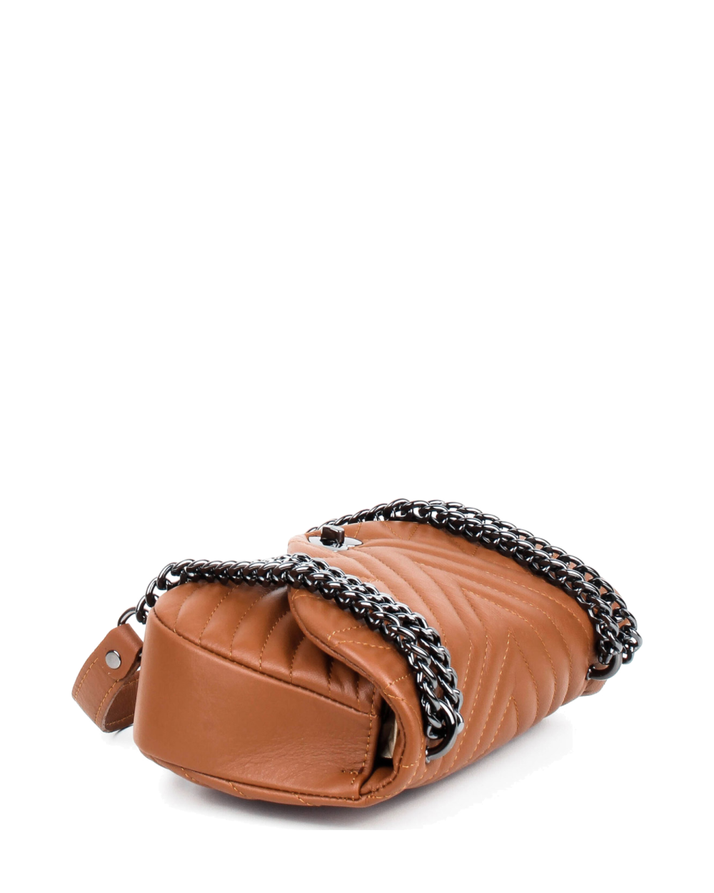 Bandolera de piel italiana Rojo 3388-45-37