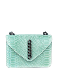 Bandolera de piel italiana Verde 5185-123-35