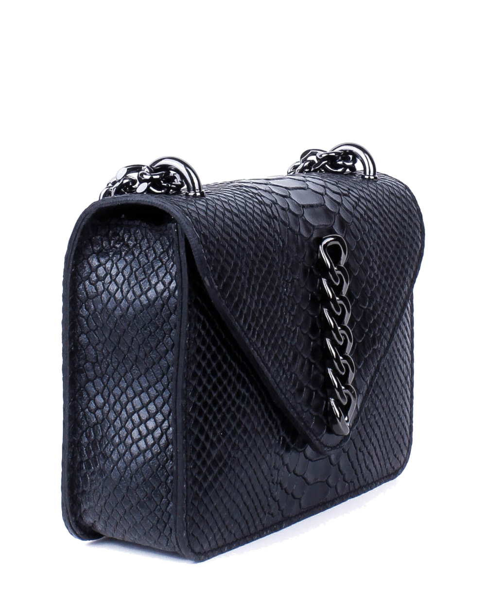 Bandolera de piel italiana Negro 5185-05-35