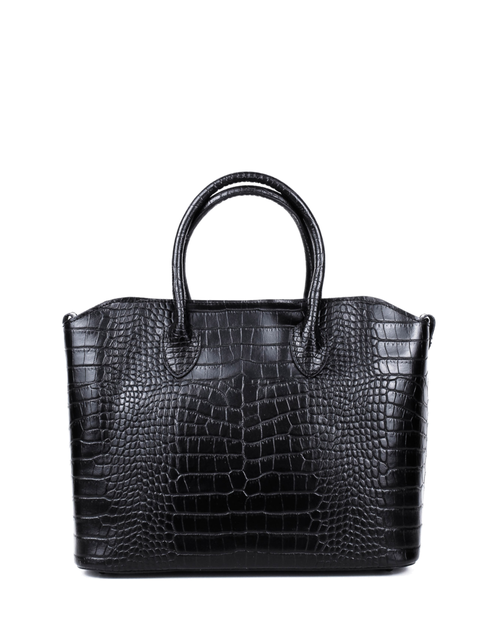 Bolso Tote de piel italiana MOLTO Negro