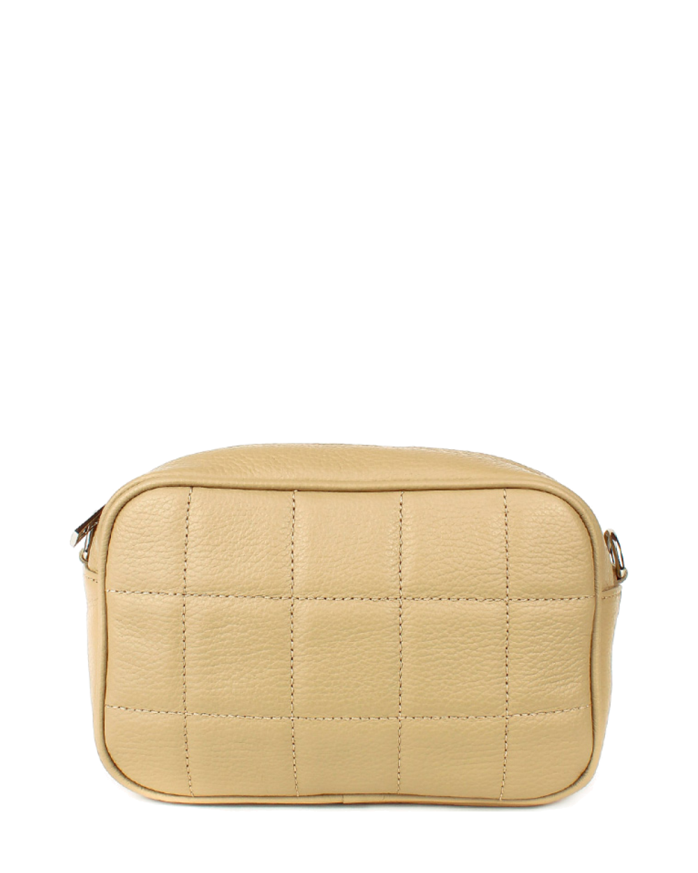 Bandolera de piel italiana Beige 2843-11-37