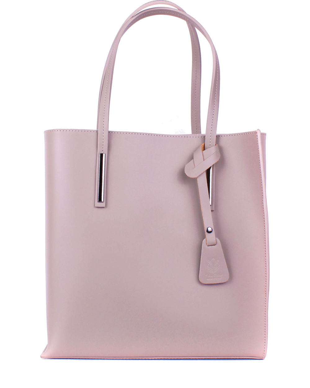 Shopper de piel italiana MARCIALE Rosa