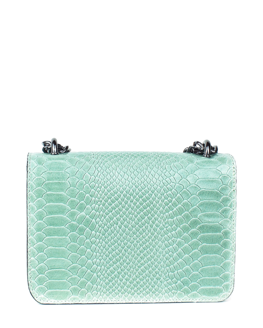 Bandolera de piel italiana Verde 5185-123-35