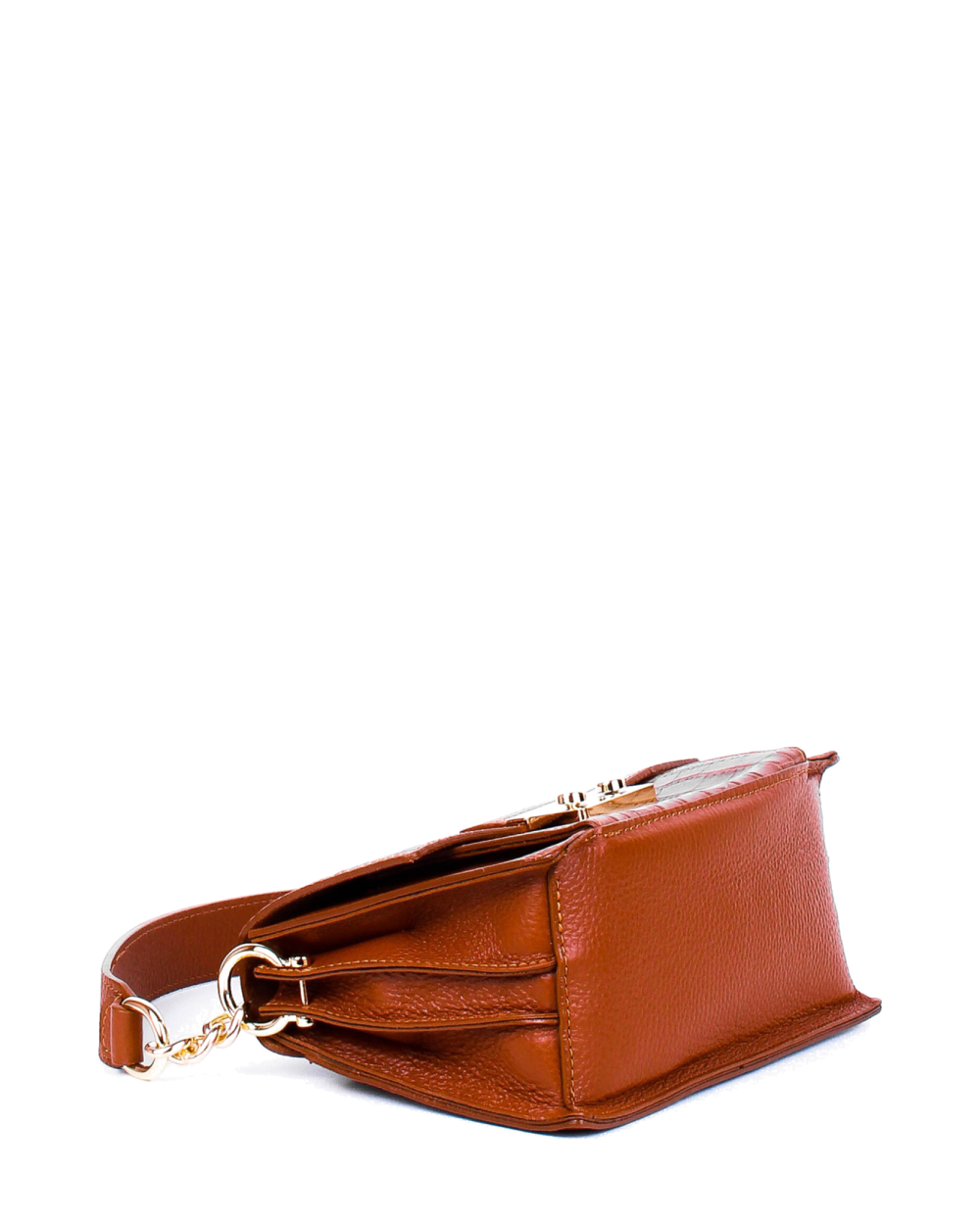 Bandolera de piel italiana Rojo 2809-45-101