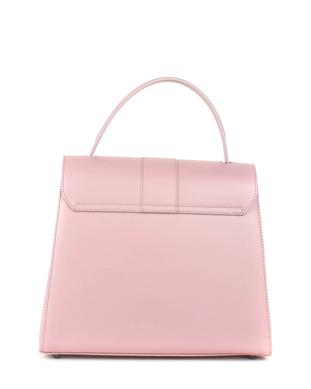 Bolso de mano de piel italiana DIVISI Rosa