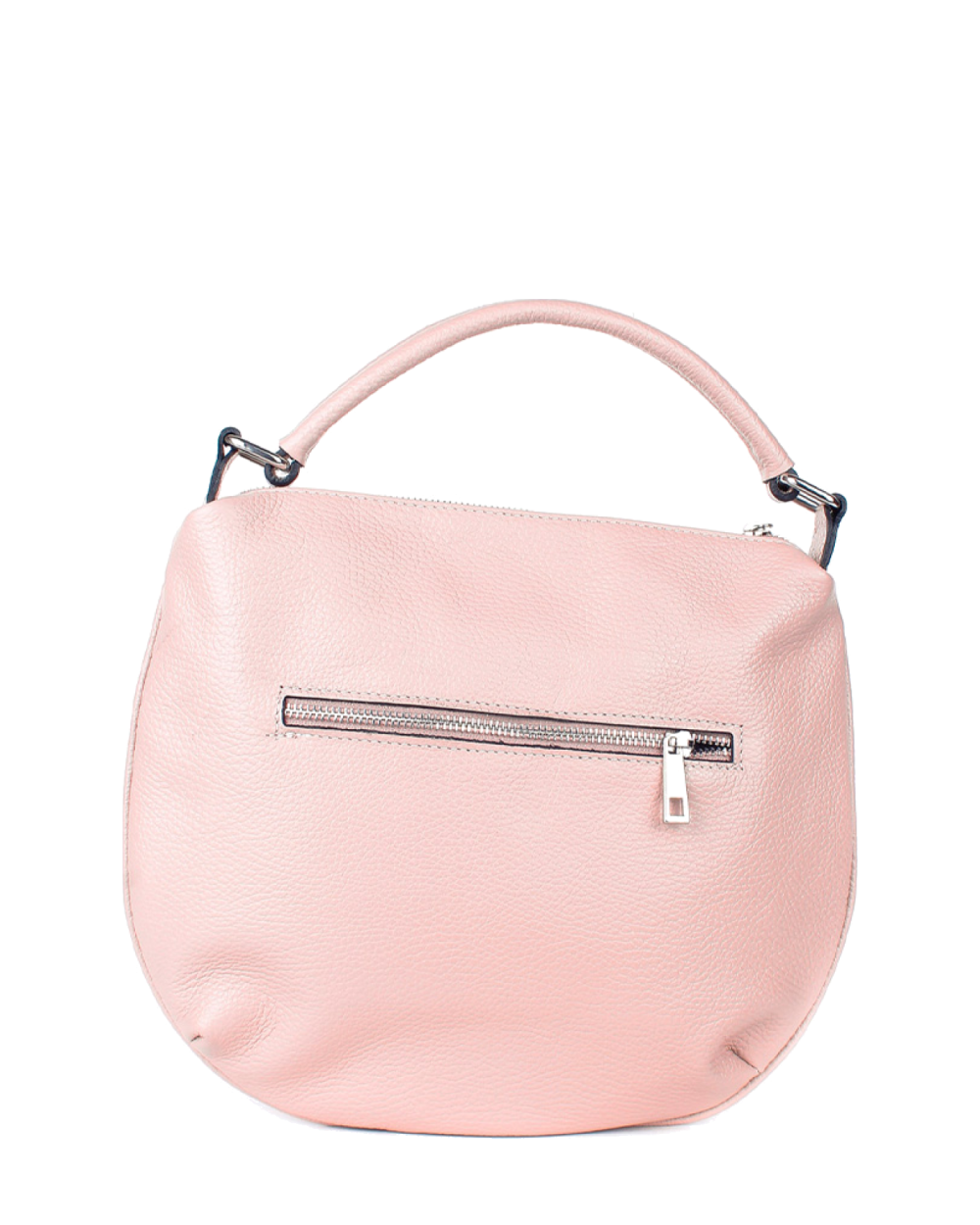 Bolso de mano de piel italiana Basso Beige