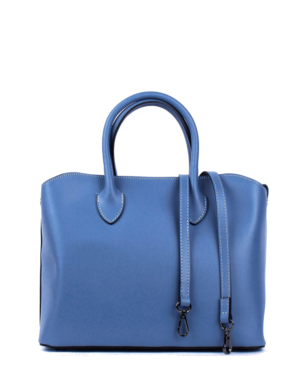 Bolso Tote de piel italiana MOLTO Azul