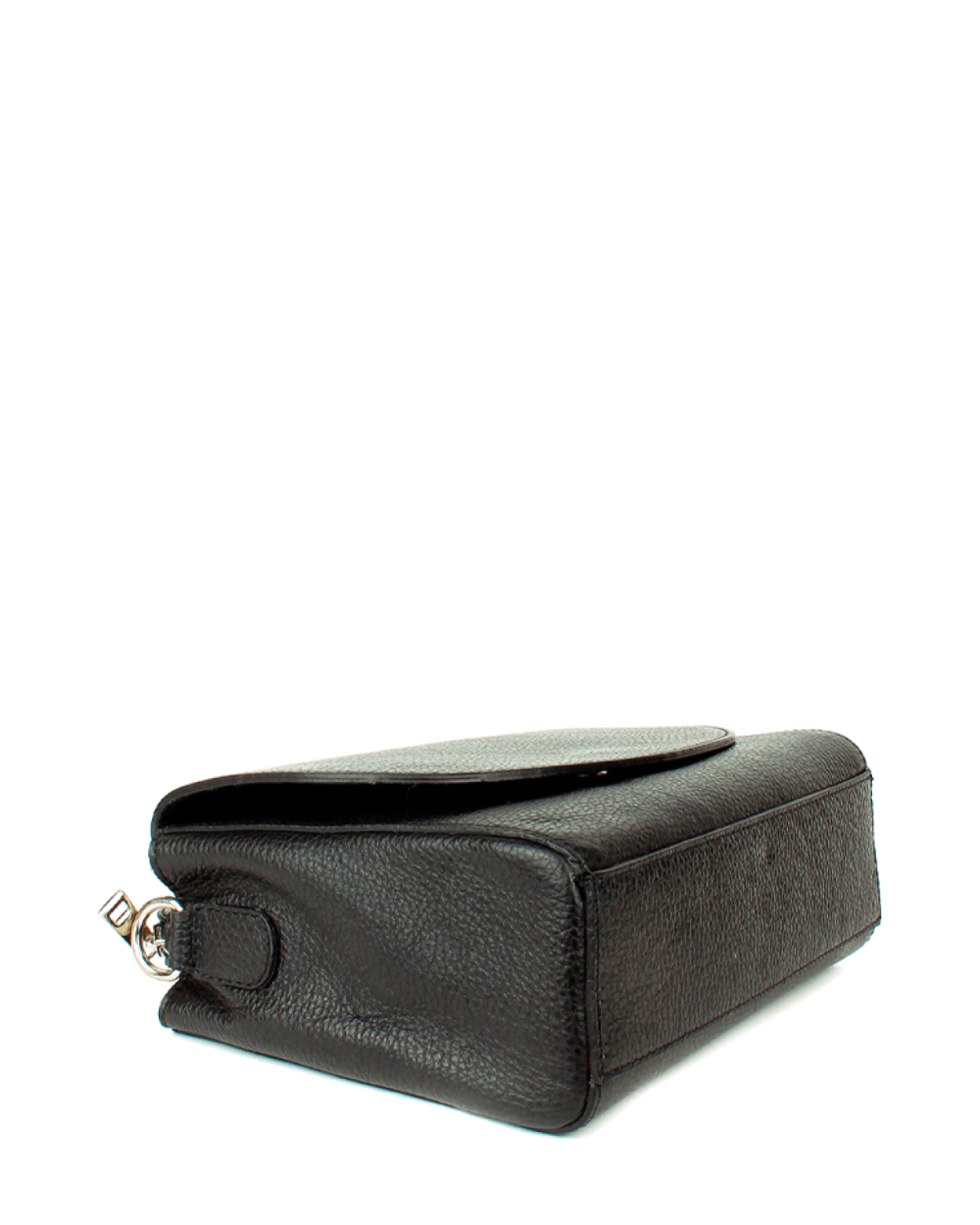 Bandolera de piel italiana Negro 1185-05-32