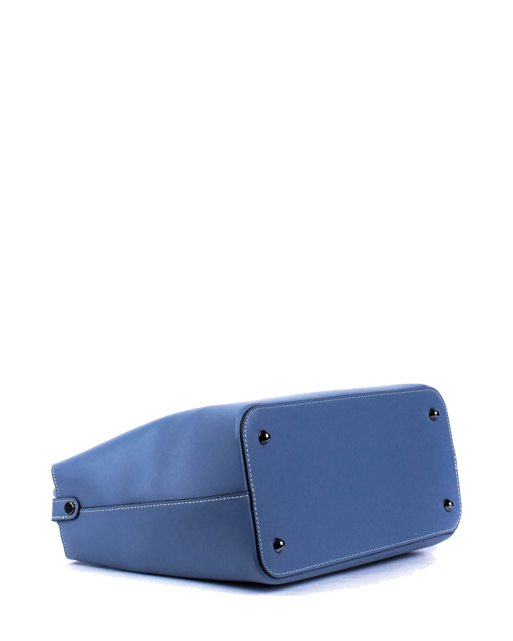 Bolso Tote de piel italiana MOLTO Azul