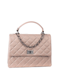 Bolso de mano de piel italiana AGUILERA Beige