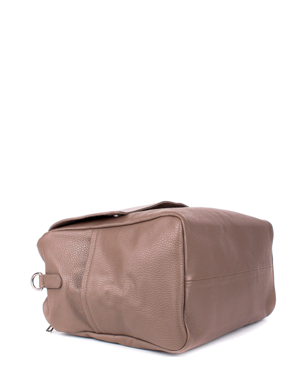 Bolso de mano de piel italiana Desireless Marrón