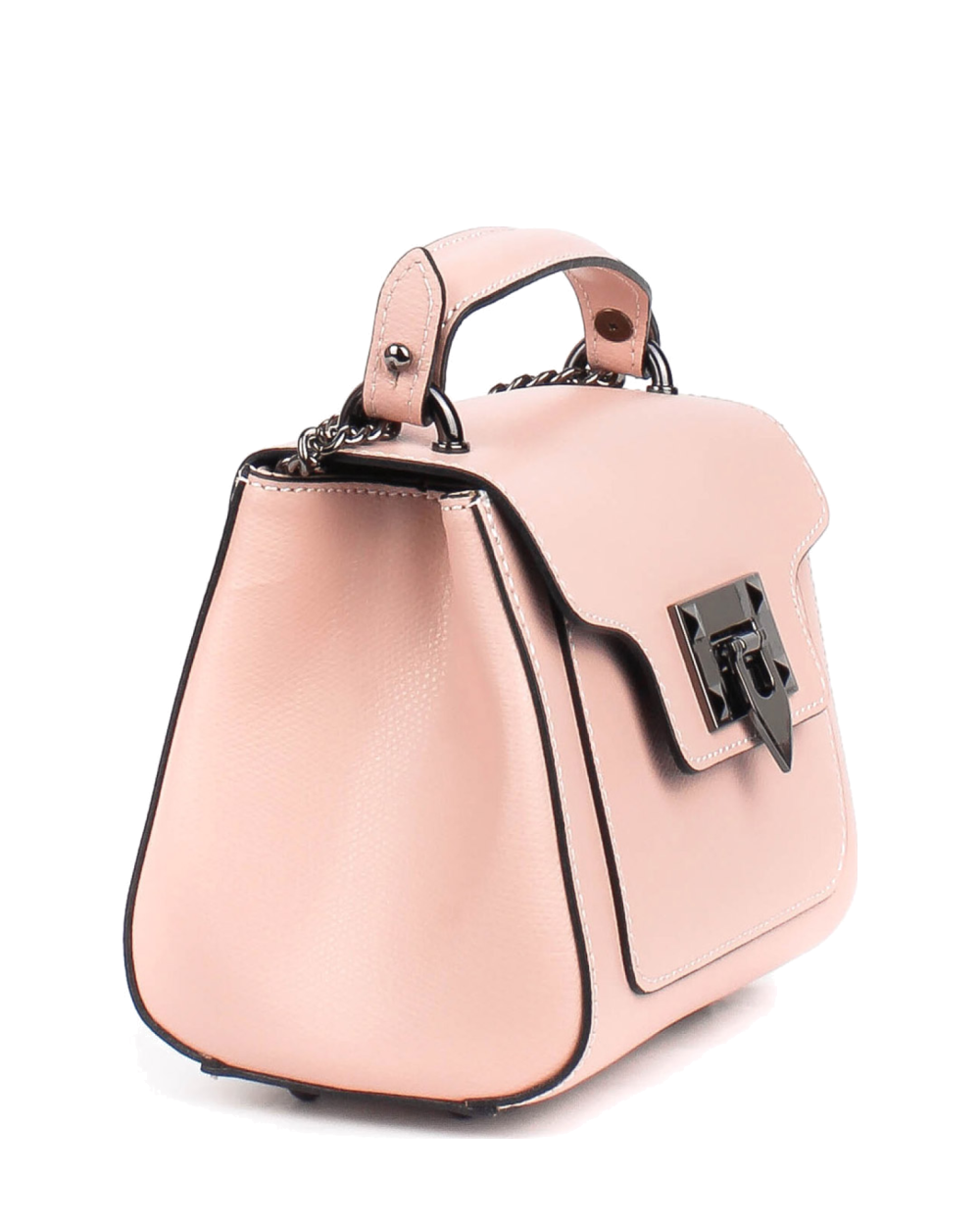 Bolso de mano de piel italiana MASSIG Beige