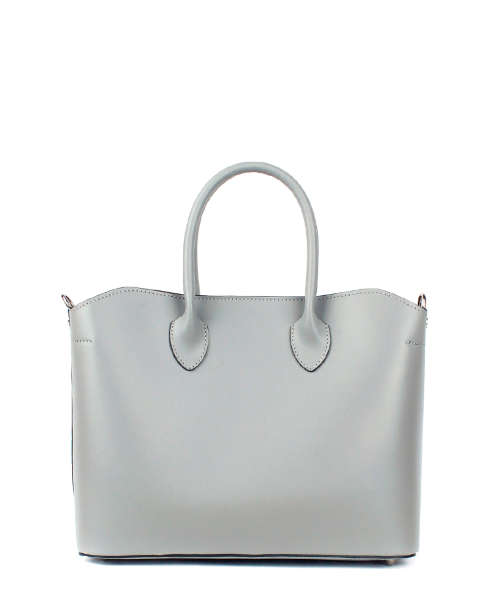 Bolso Tote de piel italiana Plato Gris