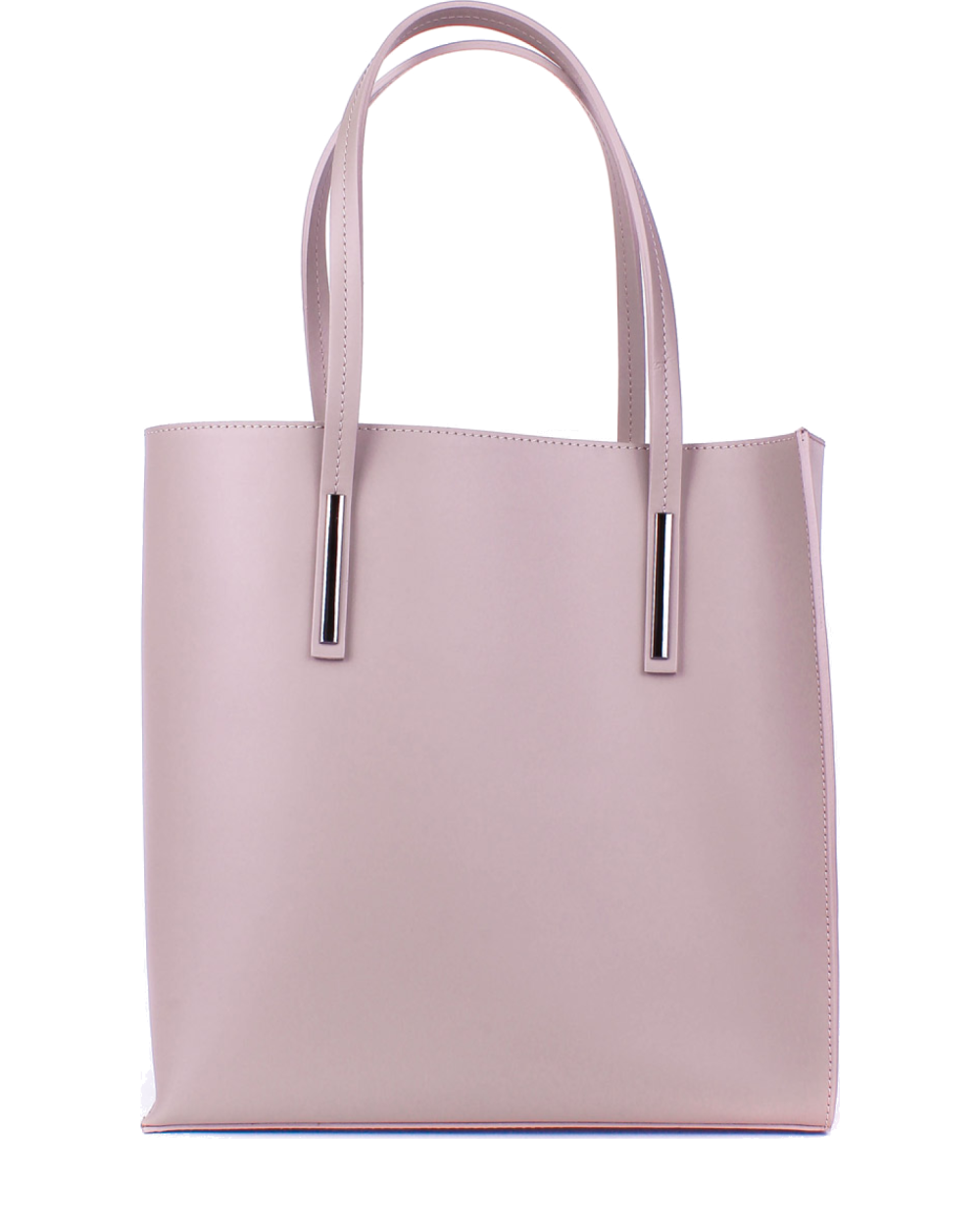 Shopper de piel italiana MARCIALE Rosa