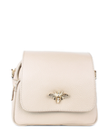 Bandolera de piel italiana Beige 8833-11-32