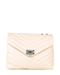 Bandolera de piel italiana Beige 5816-11-37