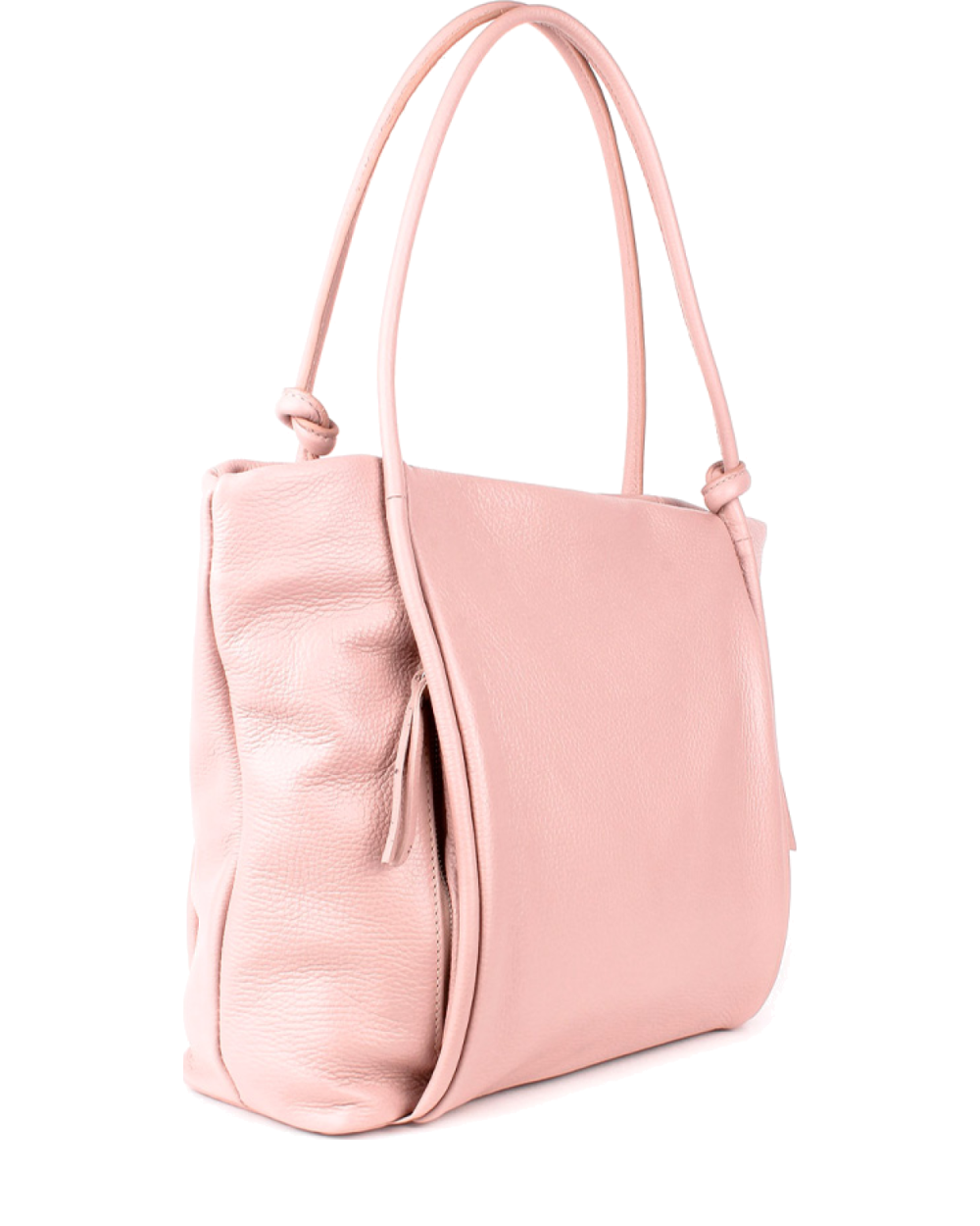 Bolso de mano de piel italiana Quadra Rosa