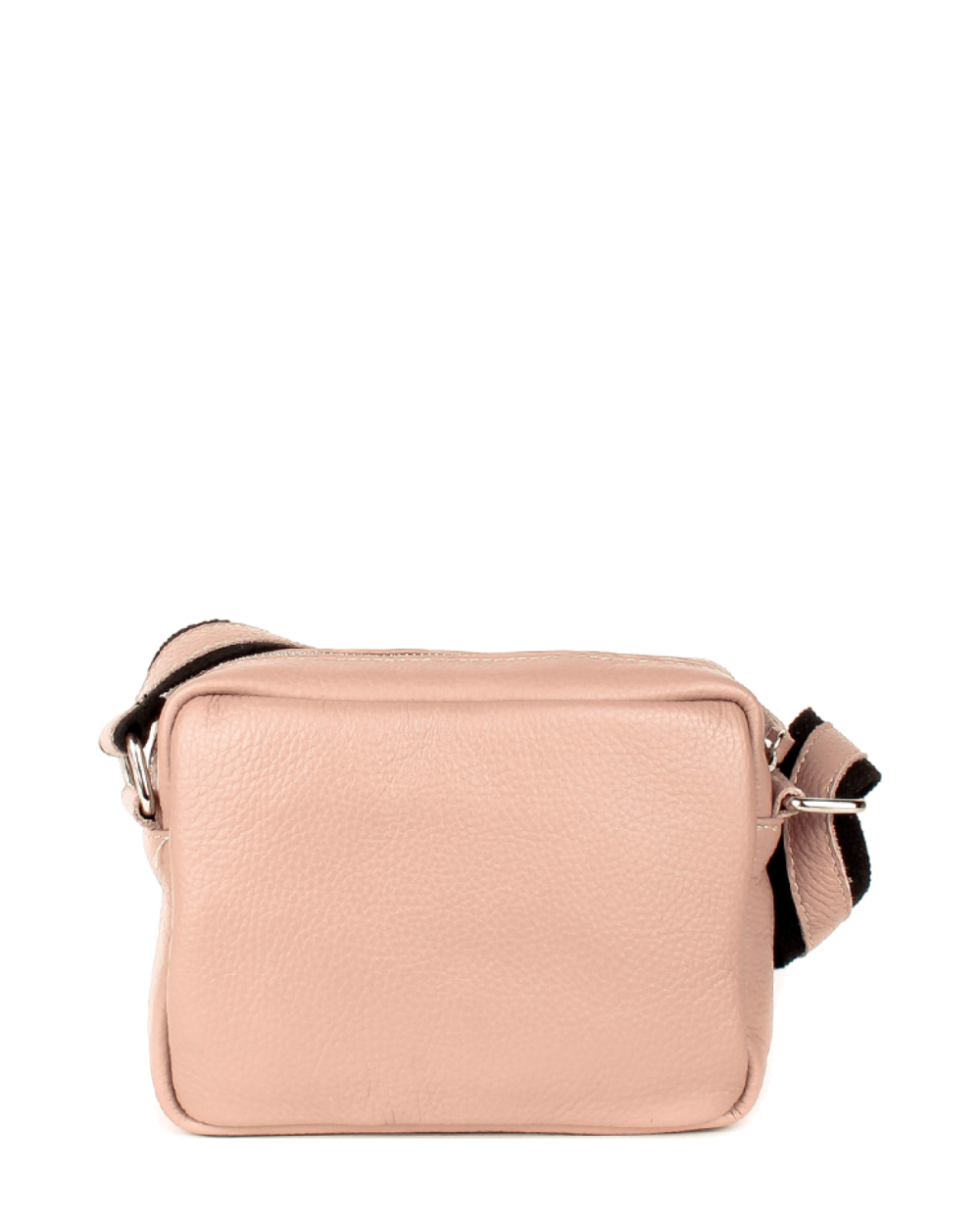 Bolso de mano de piel italiana Eis Rosa