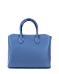 Bolso Tote de piel italiana MOLTO Azul